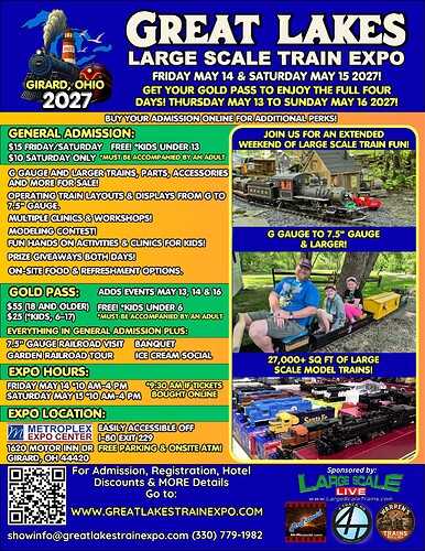 FULL COLOR 2027 Great Lakes Large Scale Train Expo