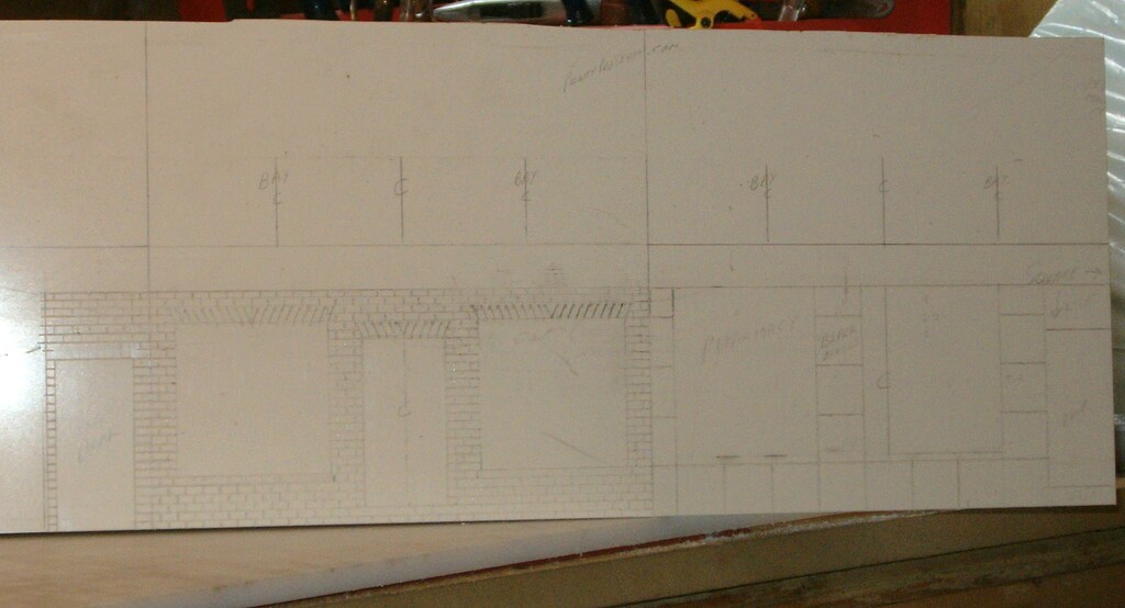 Block of stores - Modeling - Large Scale Central
