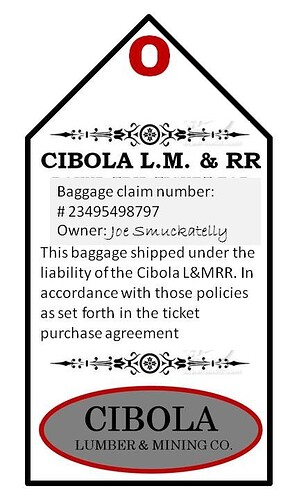 baggage ticket