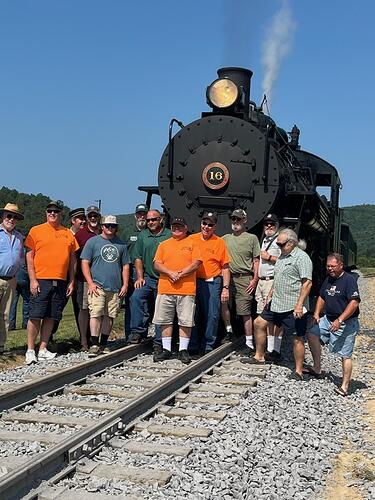Track crew with 16 - August 8th)